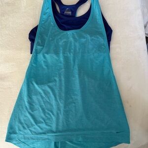 Nike Dri-FIT Blue and Teal Tank